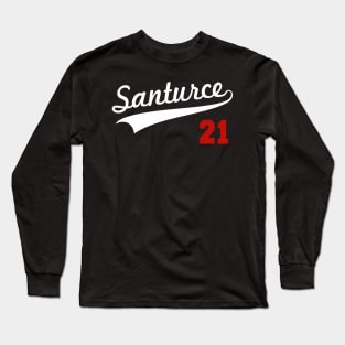 Santurce 21 Puerto Rico Baseball Boricua Long Sleeve T-Shirt